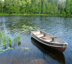 Canoe on the Lake